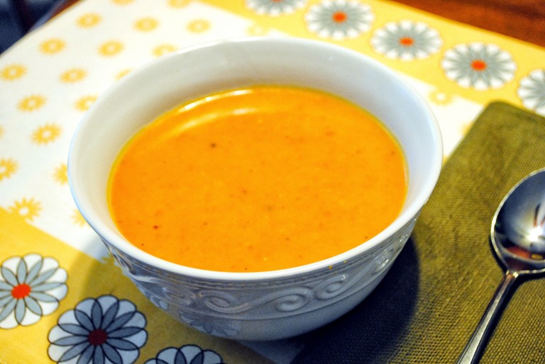 Roasted Butternut Squash Carrot Soup