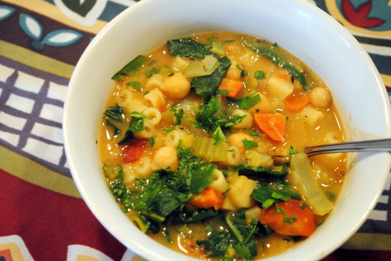 Tuscan Chickpea Soup with Swiss Chard